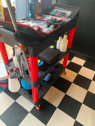 [CL-3SHELFS-TROLLEY] عربیة أدوات العناية 3 رف